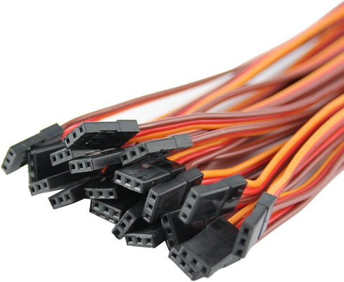 20pcs 5.90inch 22awg Male to Male Lead Plug Servo Extension Wire for RC Model Aircraft