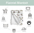 Country 60x80inch Watercolor Pheasant Leaves Baby Blankets for Boy Girl Hunting Pheasants Soft Flannel Swaddle