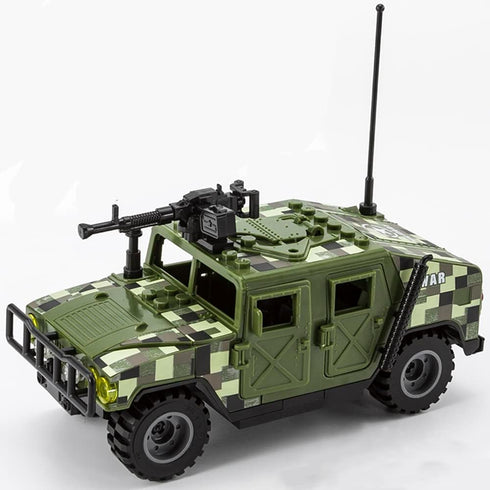 Armored Vehicle Building Block Toy, Military Vehicle for Ages 6-12+, Army Battle Brick Model Toys Gifts for Boys (4