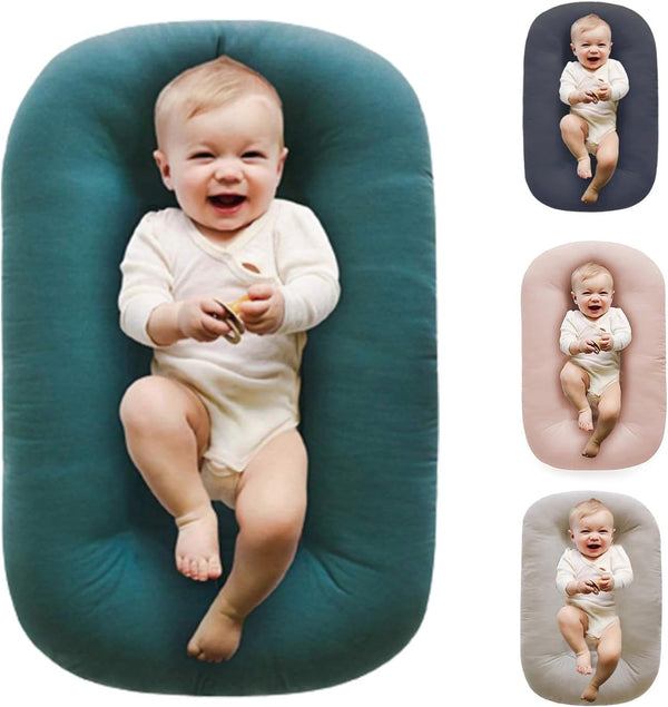 Baby Lounger for Newborn,Baby Play Mat Soft Cotton for Playtime & Sitting,Flat