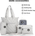 SONARIN 7pcs Set,Large Multifunctional Diaper Bag Tote Travel Baby Nappy Changing Bag Shoulder Handbag Maternity Bag