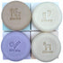 Set of 4 Organic Baby Soap Bars - Lavender-Chamomile, Goat Milk-Honey, Unscented,