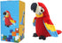 Talking Parrot Plush Toy that Repeats What You Say, Mimicry Pet Buddy Gift for Children (RED)
