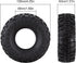 INJORA RC Tires 1.9inch, 4Pcs RC Rubber Tyre Set for 1:10 RC Crawler Axial SCX10 and Tamiya