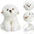 9 inches HollyHOME Maltese Stuffed Animal Realistic Maltese Dog Plush Toy Pet Fluffy Stuffed Puppy Dog Toys Gift