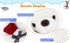 9.8'' Teddy Bear with Rose, Soft Plush Doll, Valentines Day Gifts for Her/Girlfriend Mom Kids (White)