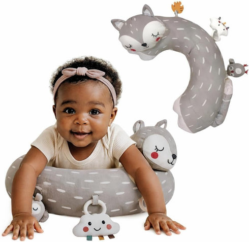 Tummy Time Activity Toy | Baby Sensory Pillow for Infants 0-6 Months