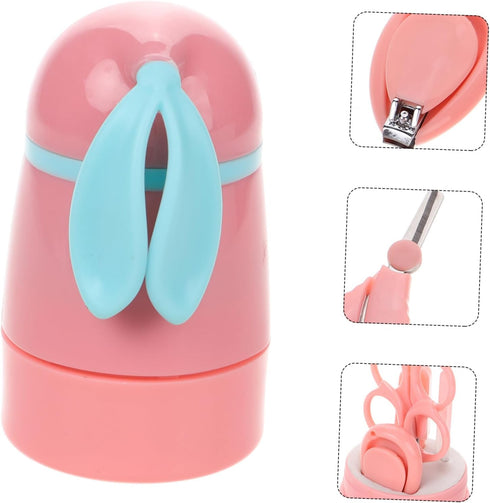Set Cute Nail Clippers for Newborns in Adorable Case