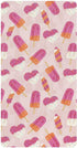 Jynexis Ice Cream Cute Pink Print Baby Crib Sheets, Cotton Fitted Crib Sheet,
