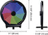 WinSpin 10" Double Sided Prize Wheel - Desktop Stand, Dry Erase, 10 Slots for Pub, Party, Home Game