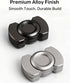 3 1 in Metal Fidget Toys for Adults - Fidget Slider Spinner Clicker Haptic with Smooth Stable Spin, Small Desk Spinner
