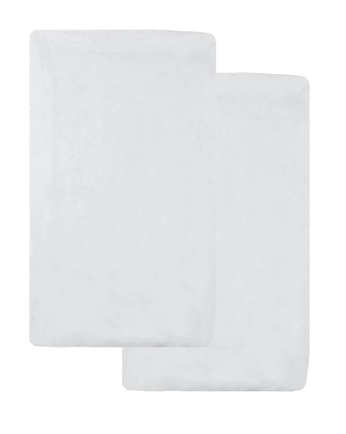 American Baby Company 2 Pack Fitted Cradle/Bassinet Sheets, 100% Natural Cotton, 36" x 18", Soft, Hypoallergenic, White