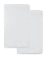 American Baby Company Fitted Bassinet Sheet, 15" x 33", 100% Natural Cotton Jersey Knit, White, Pack of 2