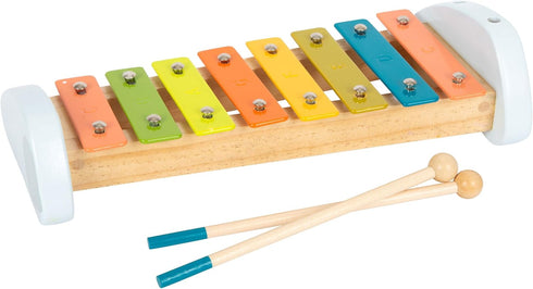 Small Foot Wooden Kids Xylophone Groovy Beats Color-Coded Musical Instrument Toy with