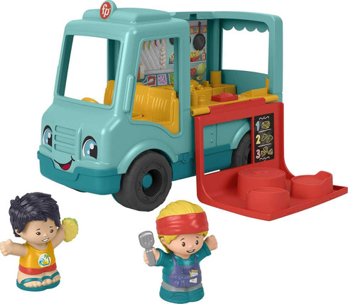 Fisher-Price Little People Musical Toddler Toy Serve It Up Food Truck Vehicle