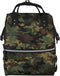 FHEDVBN Camouflage Pattern Diaper Bag Backpack for Women Multifunction Waterproof Mummy Backpacks for