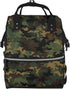 FHEDVBN Camouflage Pattern Diaper Bag Backpack for Women Multifunction Waterproof Mummy Backpacks for