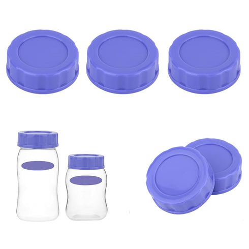 Gosknor 3pcs Baby Bottle Caps Compatible with Pigeon & Lansinoh Bottles, Travel and