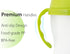 Comotomo Baby Bottle Handles, Pack of 2, Green, Compatible with 5 Ounce & 8 Ounce Silicone Baby Bottles