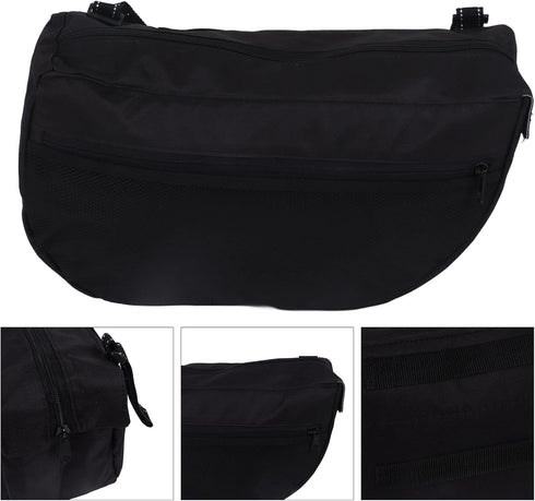 Side Sling Stroller Saddle Bag, Adjustable Prevent Slipping Waterproof Baby Stroller Organizer with Pocket for Travel