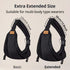 45 lbs, Plus Size Baby Sling Carrier - Baby Carrier Extended Adjustable Design for Larger Kids, Breathable Anti-Slip