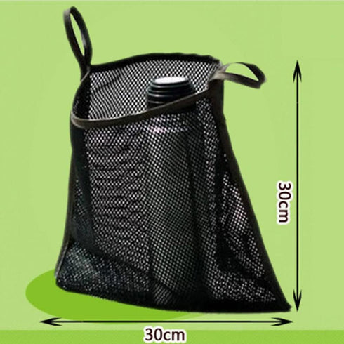 YehVeh 3 Pack Stroller Hanging Bag Handlebar Organizer Storage Pocket Net Mesh Bag for Wagon Carseat Compartment