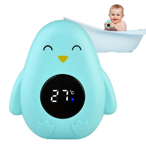 Generic Baby Bath Thermometers | Kids Bath Safety Temperature Meter | Accurate Measurement Kids Cartoon Penguin Shape