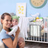 Selbor Baby Nursery Organizer and Diaper Caddy, Hanging Diaper Stacker Storage for Changing Table, Crib, Playard