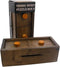 Puzzle Box Enigma Secret Explorer - Wooden Magic Trick Lock Gift Card Holder with Hidden Compartment Piggy Bank