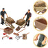 Toddmomy 12pcs Farm Accessories Model Miniature Farmers Figurines - Mini Farm for Kids & Toddlers