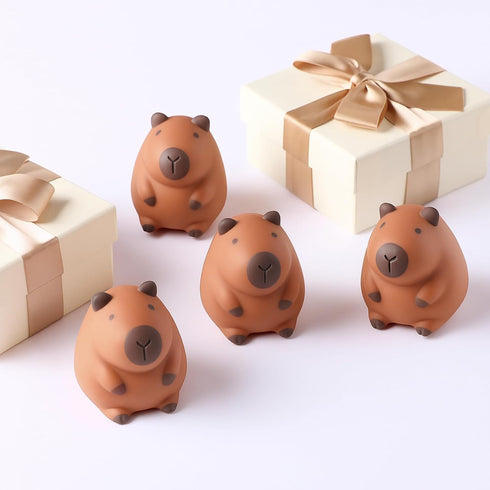 24 Meooeck Pcs Capybara Stress Balls for Adults Mini Capybara Stretchy Fidget Ball Fake Animal Squeeze Balls for Easter