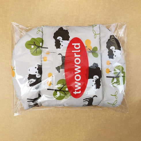 Twoworld Baby High Chair Cushion - Large Grey Sheep Seat Liner Pad