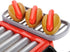 Set Hot Dog Roller Grill Play - Electric Stove Toy with Light & Sound | Pretend Play Kitchen Appliance for Kids | Fun