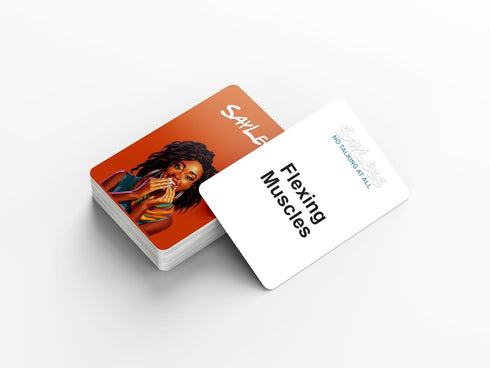 Kinfolk SayLess - The Ultimate Family Game Night Starter, Taboo-Style Word Guessing Game for Unstoppable Laughs