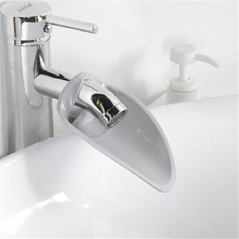 Juroicessry Grey Faucet Extender for Toddlers - Sink Extender for Kids Hand Washing, Bathroom Sink Spout Wash Helper