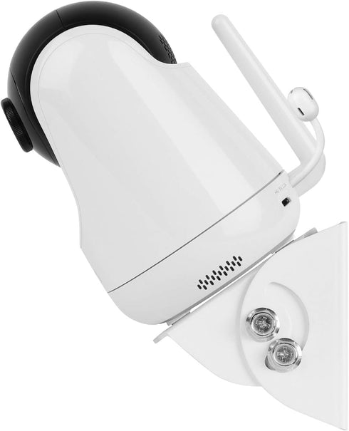 Uogw Baby Monitor Mount for VAVA Baby Monitor Camera, Adjustable Angle Wall Bracket, Aluminum Alloy (White)
