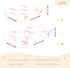CZXW 52" 28" Pink Bows Polka Dots Crib Sheets Fitted x Natural Cotton Soft & Breathable for Baby Crib Mattress