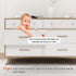 EUDEMON Baby Safety Anti-Tip Furniture Anchor Straps, Childproof Wall Holder for Children & Pets, Easy to Install