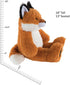 Vermont Teddy Bear Stuffed Fox - Oh So Soft Plush Toy for Kids, Red, 18 Inch