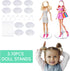 XJMWXHFC 10pc 11-13 Inch Adjustable Doll Display Holders, Clear Plastic Action Figure Stands, Transparent Support