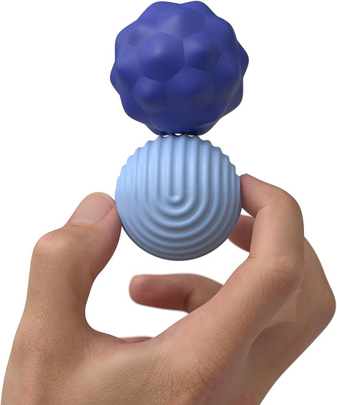 Generic 2Pcs Large Silicone Magnetic Balls Fidget Toys for Adult & Teens - Stress Balls Sensory Toys for Autism ADHD