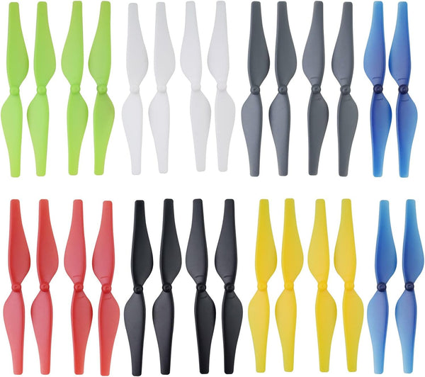 Fytoo 28pcs Propeller for DJI Tello RC Quadcopter, Spare Parts Drone Blades, Seven Colors