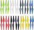 Fytoo 28pcs Propeller for DJI Tello RC Quadcopter, Spare Parts Drone Blades, Seven Colors