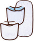 Little Me baby boys and bib burp cloth sets, Cute Puppies, One Size US