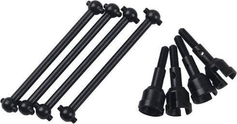 ShareGoo Steel Drive Shaft & Wheel Stub Axle Dogbones Adapter Axle Hub Compatible with WLtoys A959 A969 A979 K929 1/18 RC Car Buggy