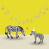 Playset Gemini&Genius Zebra Toys - Wild Life Zoo Animal Figurines, African Jungle Animal Action Figure Gift for Kids