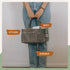 Large Charcoal Diaper Caddy - Stylish Nursery Storage & Car Organizer
