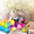 12 Pack LovesTown Prefilled Easter Eggs with Cars Toys, for Egg Hunt Game, Kids Easter Basket Stuffers & Party Favors