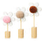 Beeveer 3 Pcs Wooden Daisy Nursery Shelf Decor Boho Daisy Decor Set