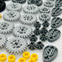 Miutrue Set 6yrs+ Technical Parts Wheels Gears Building Blocks Accessories Pieces kit Construction Toys for Kids